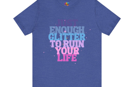 Just Enough Glitter Pastel Tee