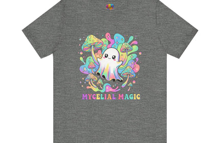 Mycelial Magic Rainbow Ghost Tee