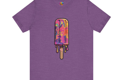 Psychedelic Rainbow Popsicle Drip Tee