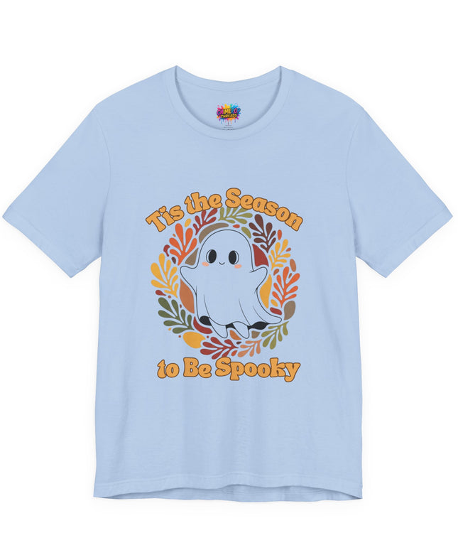 Tis The Season Spooky Black Ghost Tee