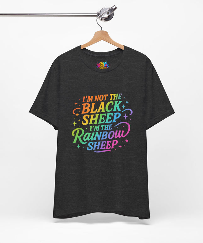 Rainbow Sheep Quote Tee