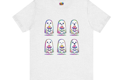 Shopify Title: Rainbow Drip Ghost Tee