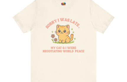 Negotiating Peace Cat Tee