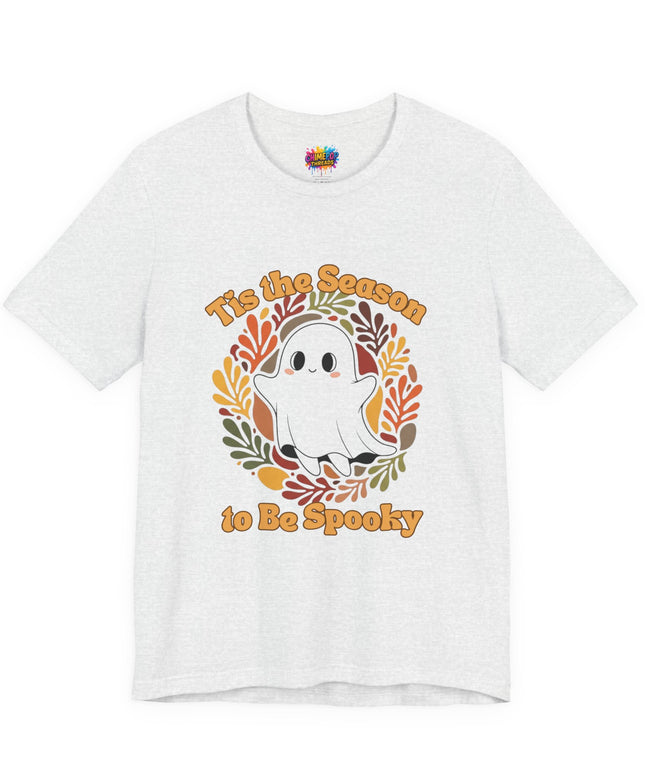 Tis The Season Spooky Black Ghost Tee