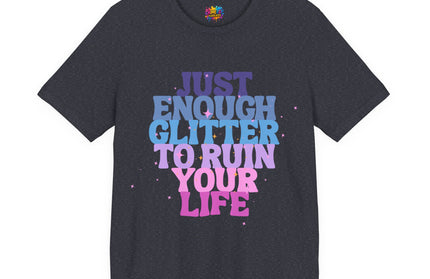 Just Enough Glitter Pastel Tee