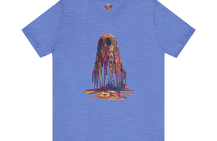 Psychedelic Ghost Rainbow Drip Spirit Tee