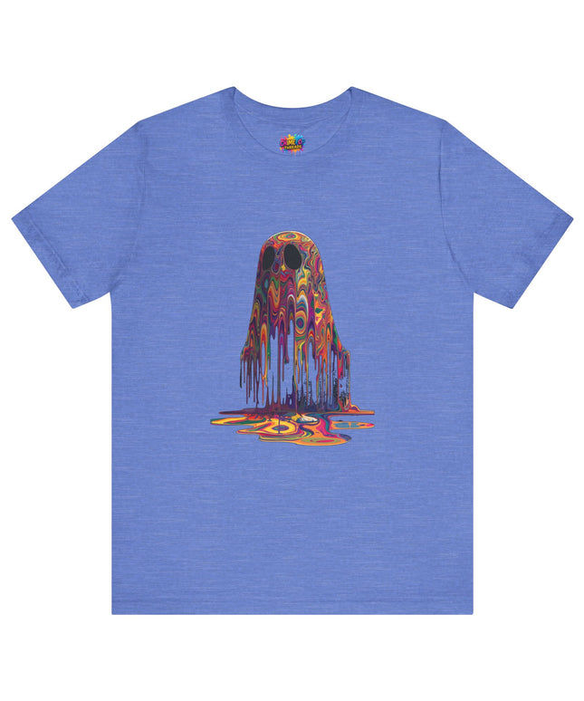 Psychedelic Ghost Rainbow Drip Spirit Tee