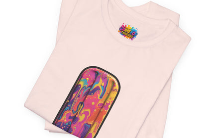 Psychedelic Rainbow Popsicle Drip Tee