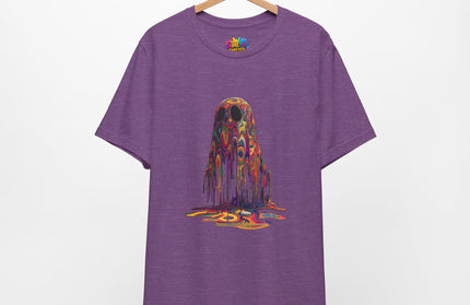 Psychedelic Ghost Rainbow Drip Spirit Tee