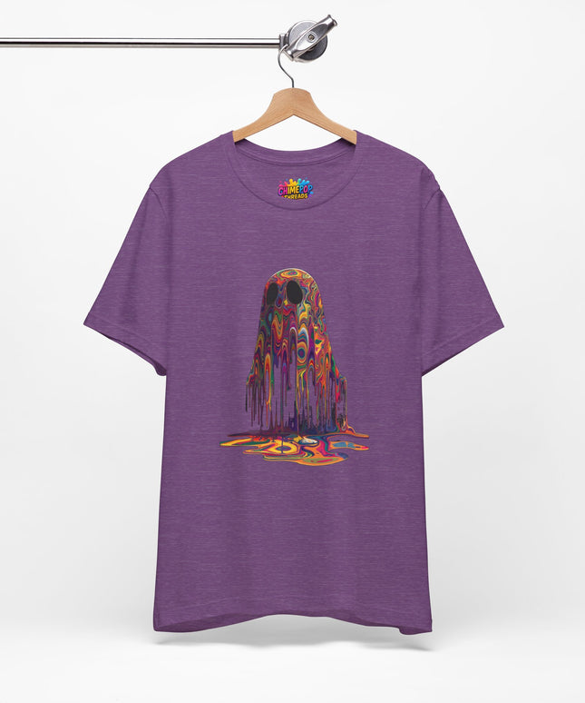 Psychedelic Ghost Rainbow Drip Spirit Tee
