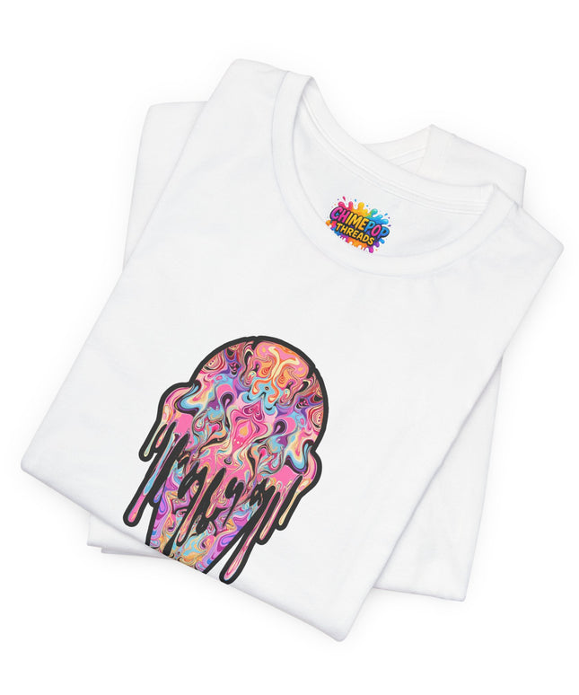 Pastel Ice Cream Symmetrical Drip Tee