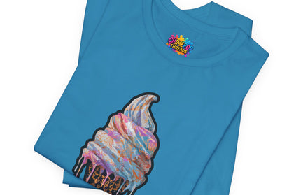 Baroque Marble Swirl Ice Cream Tee