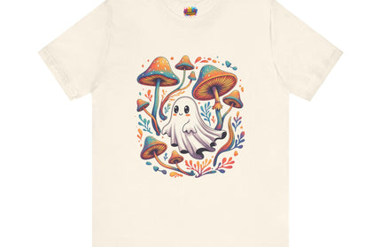 Mycelial Magic Ghost Mushroom Tee