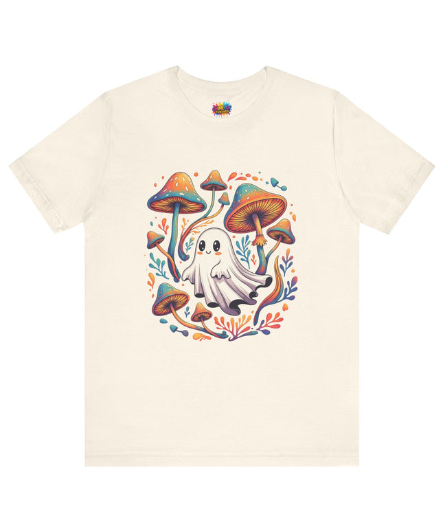 Mycelial Magic Ghost Mushroom Tee