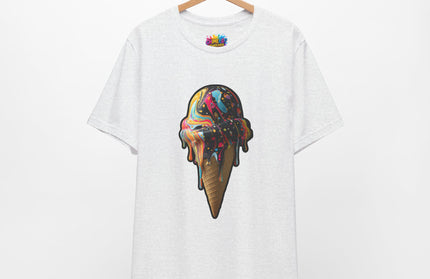 Pastel Marble Swirl Ice Cream Tee