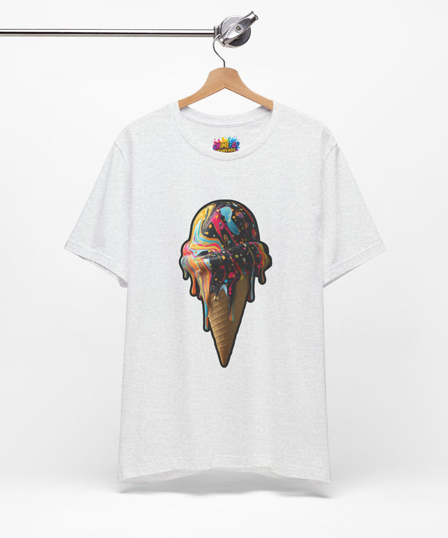 Pastel Marble Swirl Ice Cream Tee