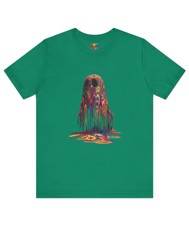 Psychedelic Ghost Rainbow Drip Spirit Tee