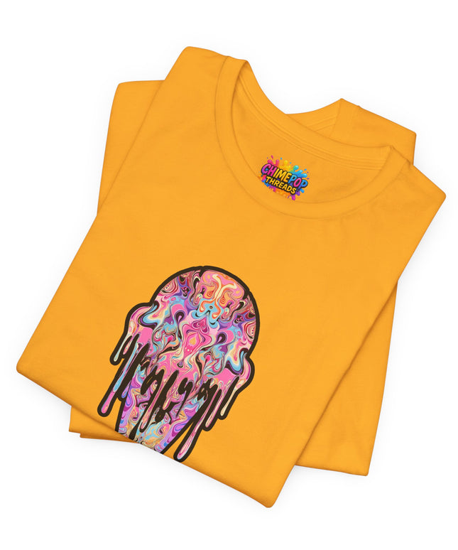 Pastel Ice Cream Symmetrical Drip Tee