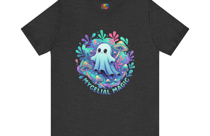 Mycelial Magic Blue Glow Ghost Tee