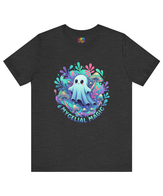 Mycelial Magic Blue Glow Ghost Tee