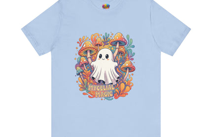 Mycelial Magic Orange Glow Ghost Tee