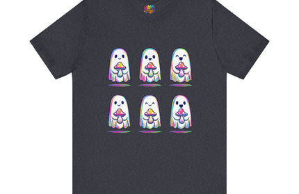 Shopify Title: Rainbow Drip Ghost Tee