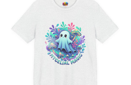 Mycelial Magic Blue Glow Ghost Tee