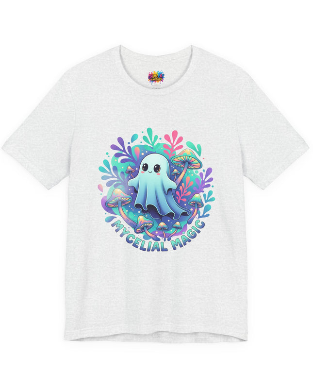 Mycelial Magic Blue Glow Ghost Tee