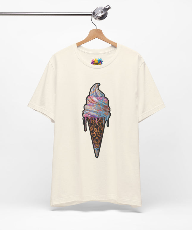 Baroque Marble Swirl Ice Cream Tee