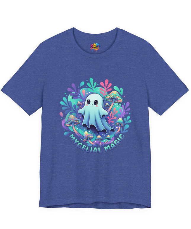 Mycelial Magic Blue Glow Ghost Tee