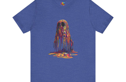Psychedelic Ghost Rainbow Drip Spirit Tee