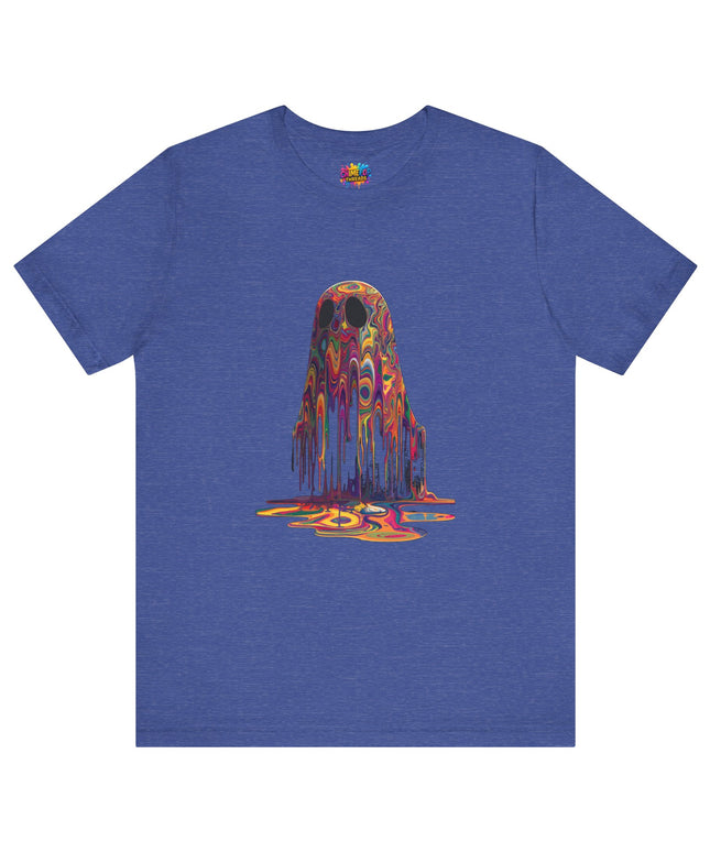 Psychedelic Ghost Rainbow Drip Spirit Tee