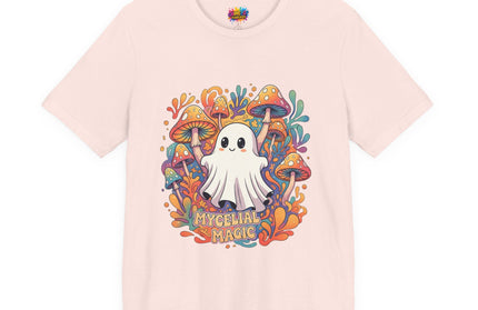 Mycelial Magic Orange Glow Ghost Tee