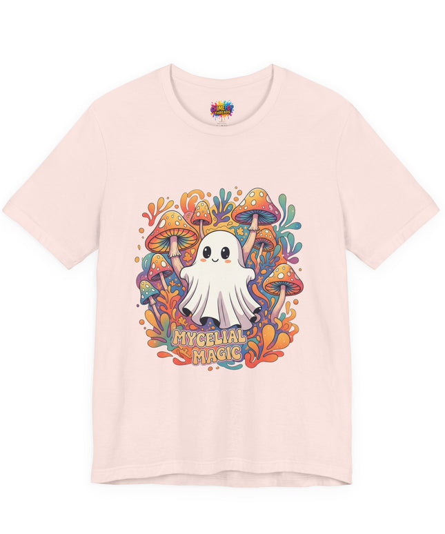Mycelial Magic Orange Glow Ghost Tee