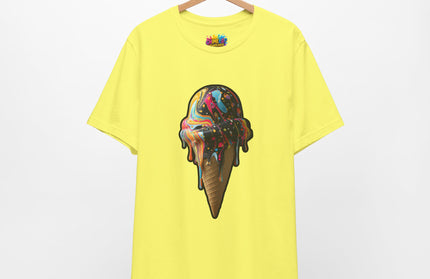 Pastel Marble Swirl Ice Cream Tee
