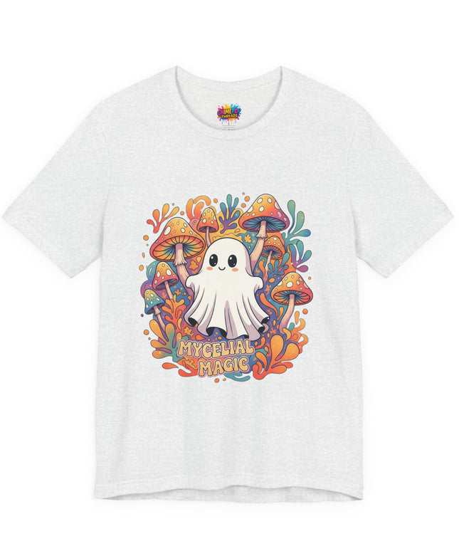 Mycelial Magic Orange Glow Ghost Tee