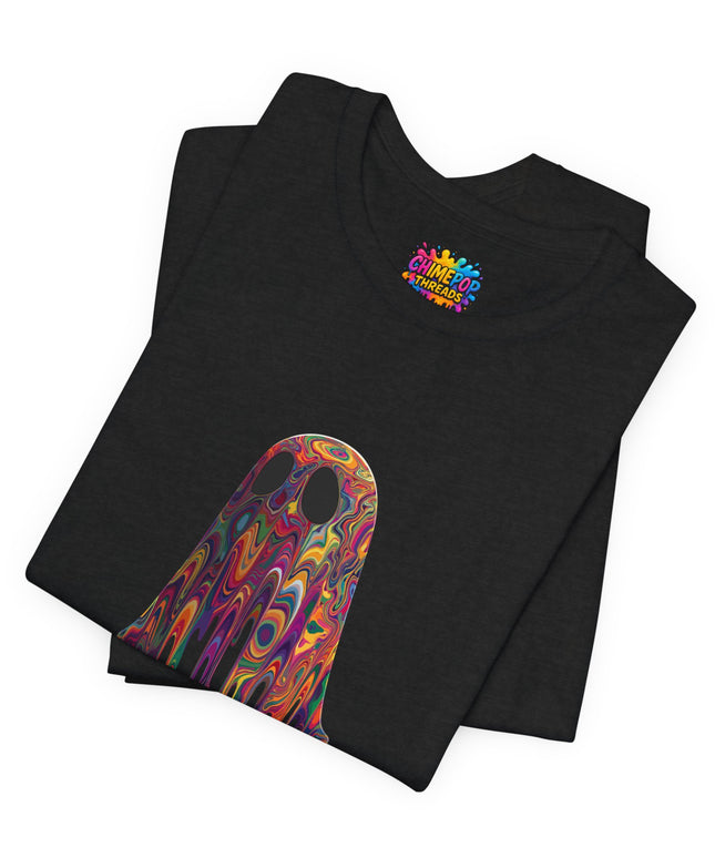 Psychedelic Ghost Rainbow Drip Spirit Tee