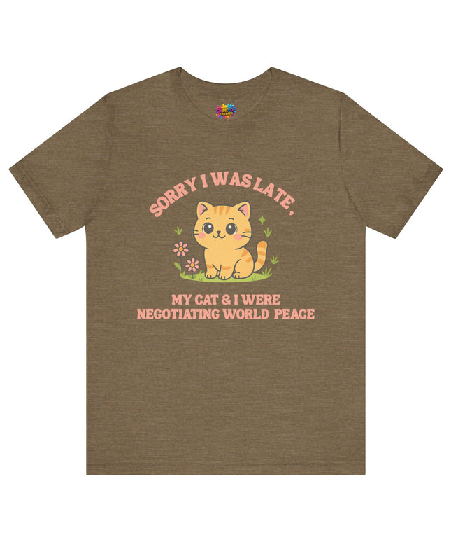 Negotiating Peace Cat Tee