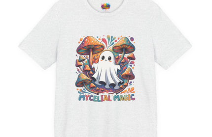 Mycelial Magic Rainbow Ghost Tee