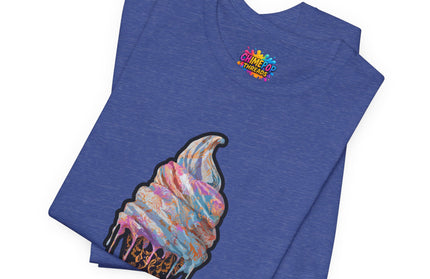 Baroque Marble Swirl Ice Cream Tee