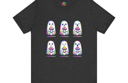 Shopify Title: Rainbow Drip Ghost Tee