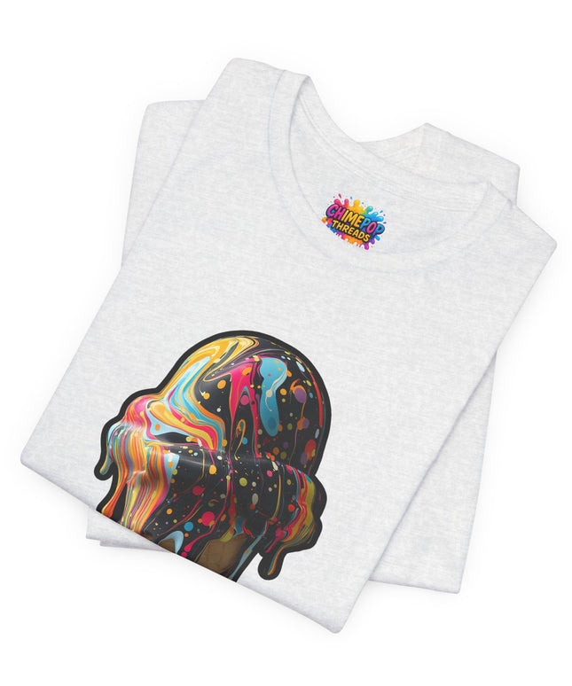 Pastel Marble Swirl Ice Cream Tee