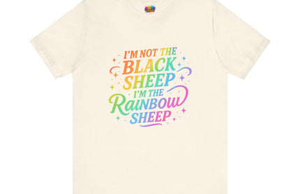 Rainbow Sheep Quote Tee