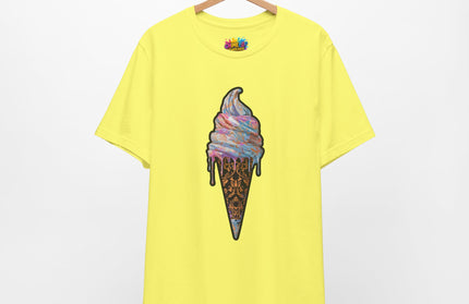 Baroque Marble Swirl Ice Cream Tee