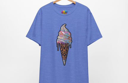 Baroque Marble Swirl Ice Cream Tee