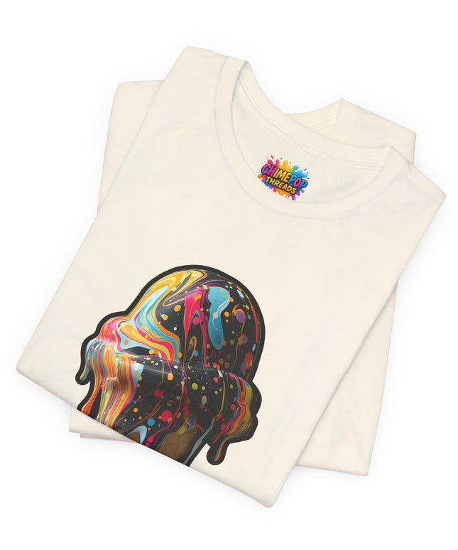 Pastel Marble Swirl Ice Cream Tee