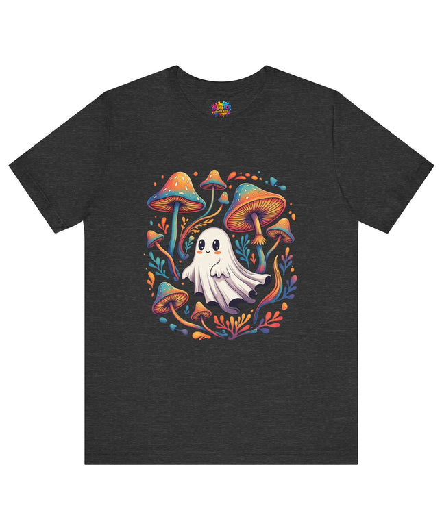 Mycelial Magic Ghost Mushroom Tee