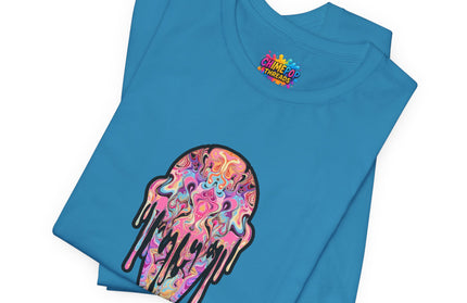Pastel Ice Cream Symmetrical Drip Tee