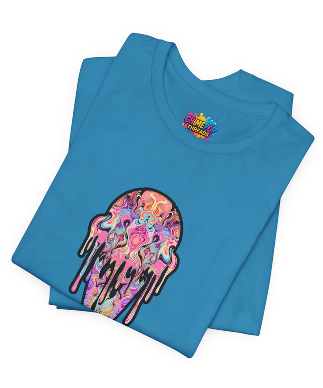 Pastel Ice Cream Symmetrical Drip Tee