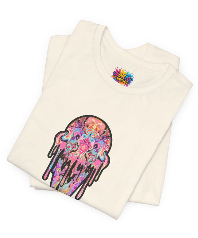 Pastel Ice Cream Symmetrical Drip Tee